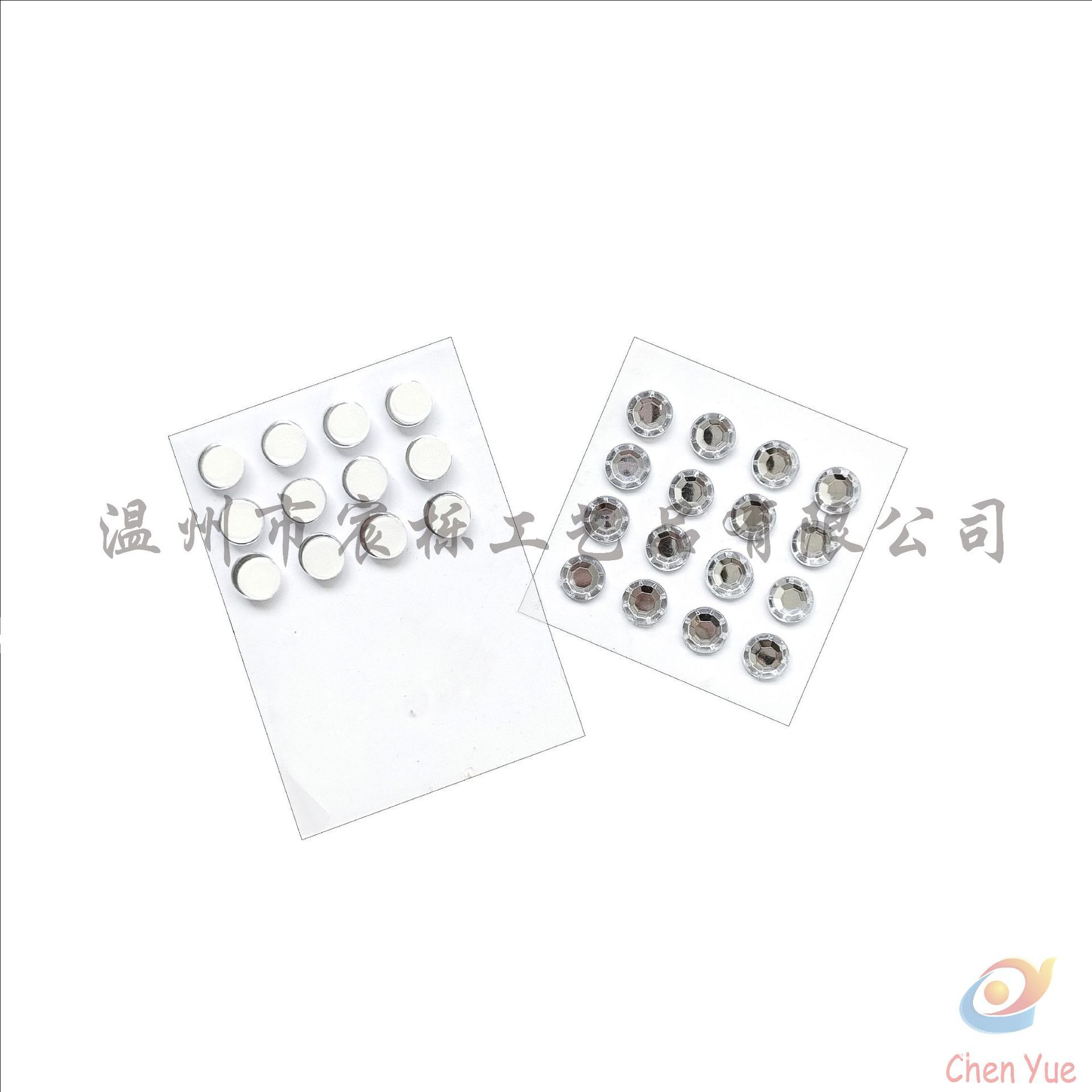 Trại trực tiếp của nhà máy, hoa tròn, nhãn kim cương, trang điểm, mã màu.