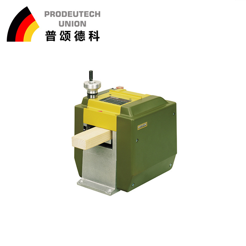 德國PROXXON迷你魔木工臺刨壓刨小型刨牀臺式壓刨機平面電刨27040