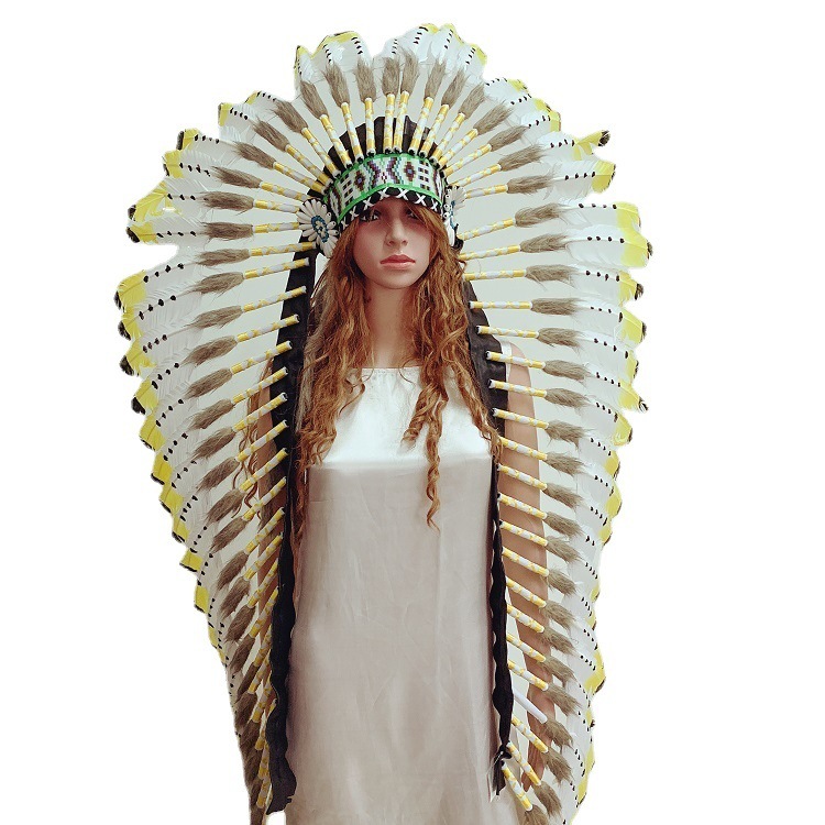 Wholesale of the factory, long-term Indian chief feathers, prom headdress.