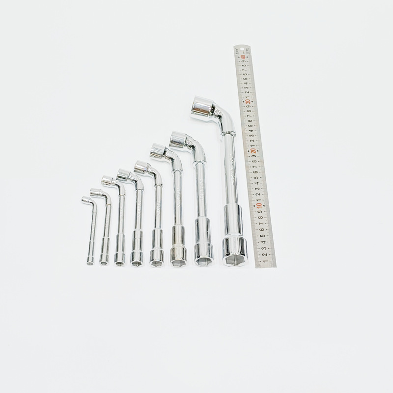 The L-type piercing drum wrench, the 7MM wrench, the 6--- 27MM wrench, and the box.