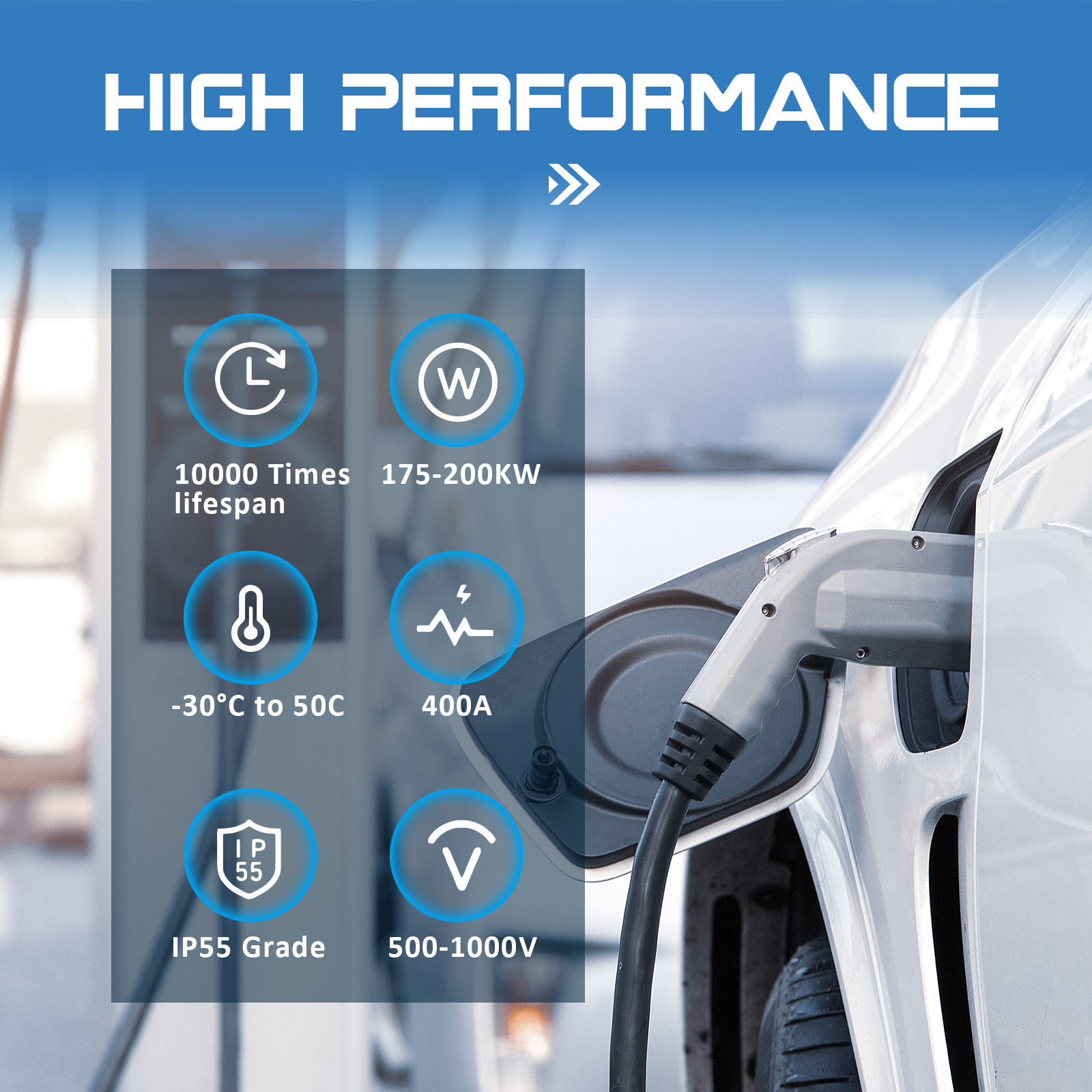 特斯拉直流轉接器CCS1 TESLA model3/X/Y新能源汽車歐標快充200KW