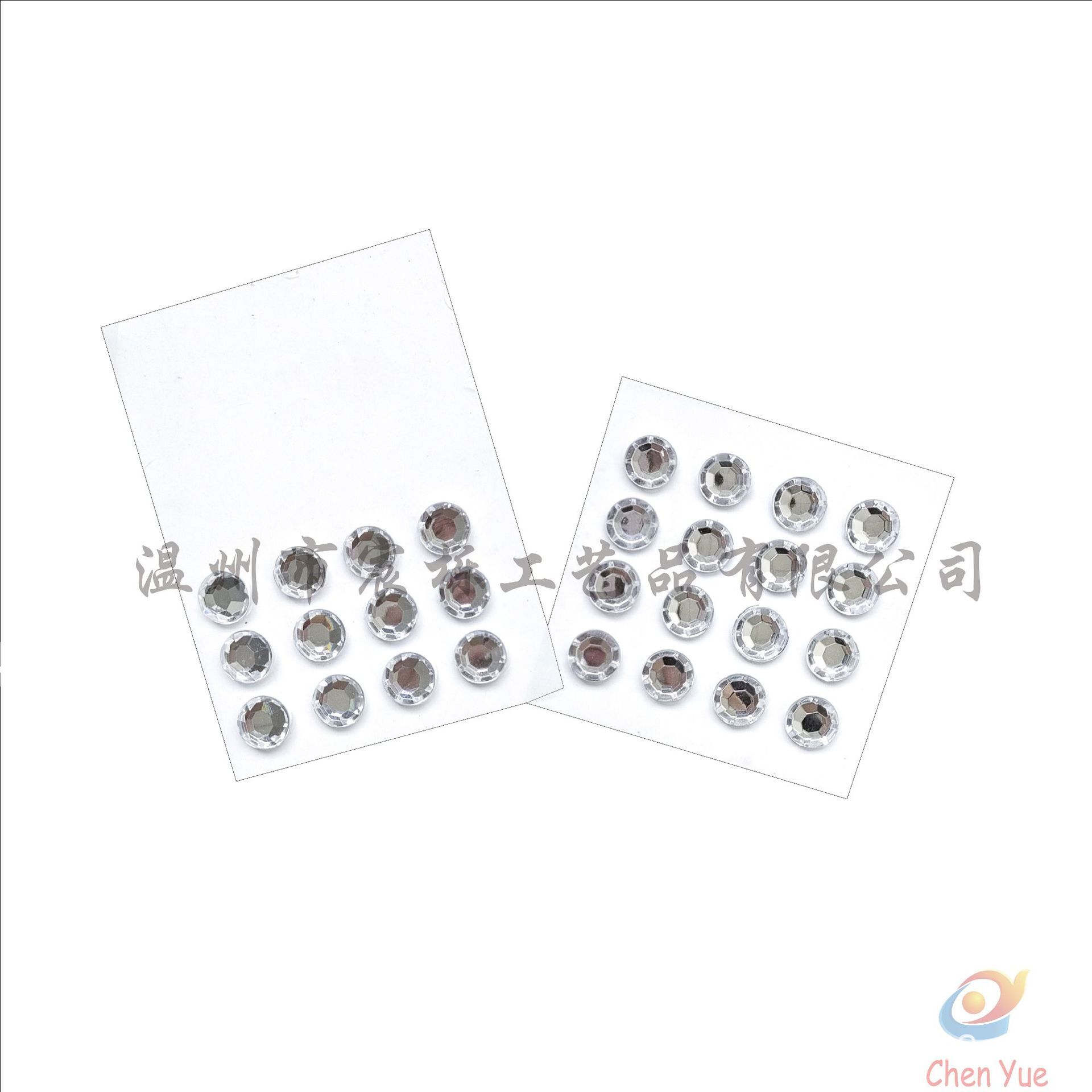 Trại trực tiếp của nhà máy, hoa tròn, nhãn kim cương, trang điểm, mã màu.