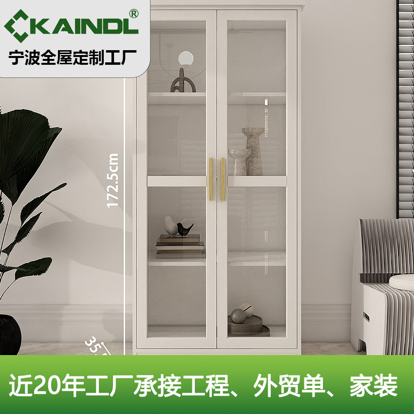 Exporting new Chinese bookcases, bookcase combinations, home-based dust collection cabinets