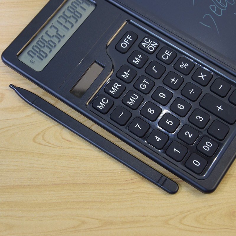 A 12-digit handboard for solar commerce to learn office calculator