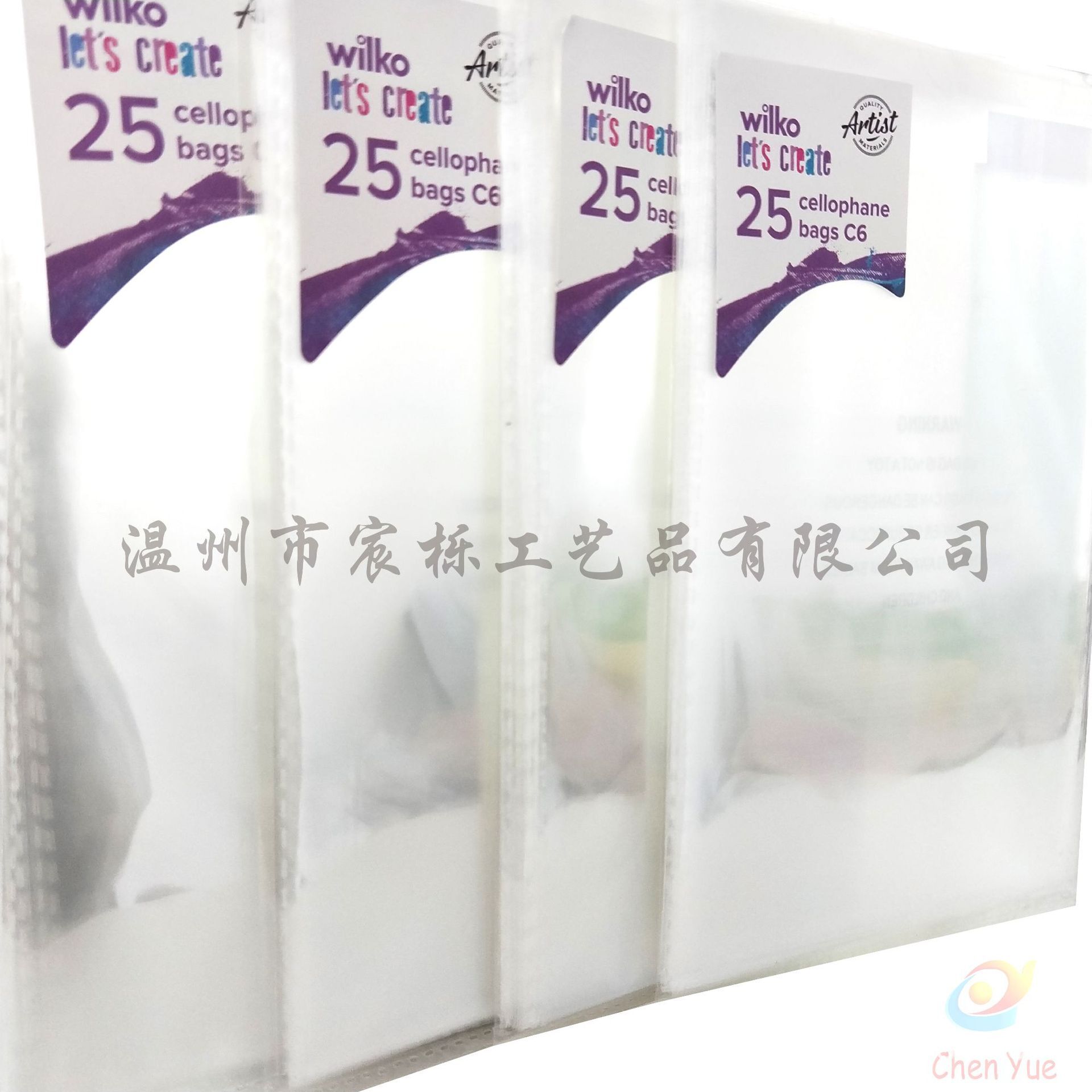 Túi dụng cụ OPP, túi nhựa trong suốt, bông tai trùm đầu và túi đựng đồ.