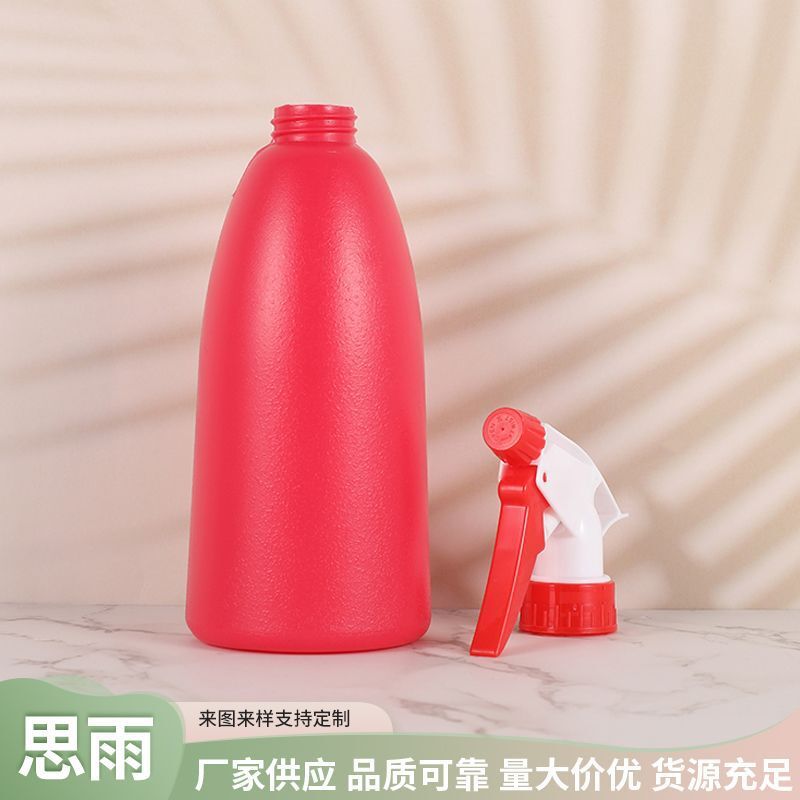 Ống phun nhựa mỏng màu đỏ, lau bình xịt khử trùng dựa trên nhà, nồi pha lê.