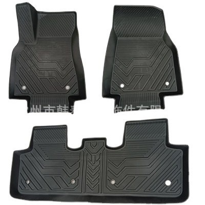 Direct sale of MODEL Y/3 X TPE's specialized rubber-covered car foot mat