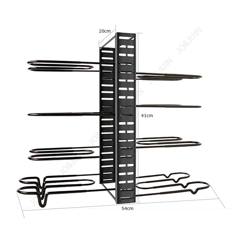 The Sheri Iron Bilater Pond Kitchen chứa nhiều vỏ xoắn gấp để điều chỉnh cái chảo dưới.