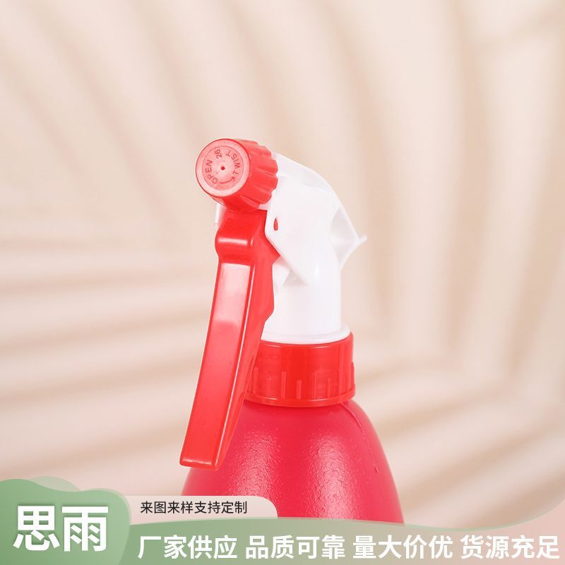Ống phun nhựa mỏng màu đỏ, lau bình xịt khử trùng dựa trên nhà, nồi pha lê.