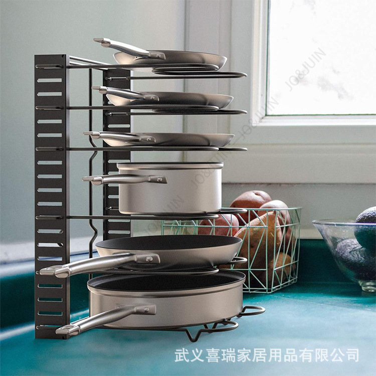 The Sheri Iron Bilater Pond Kitchen chứa nhiều vỏ xoắn gấp để điều chỉnh cái chảo dưới.