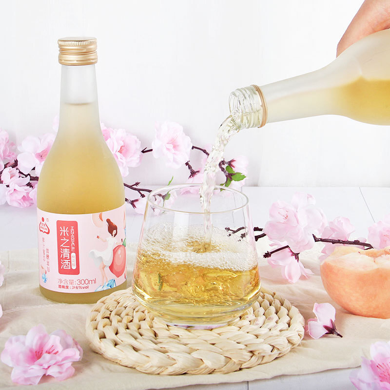 生龍青梅釀青梅酒糯米酒甜酒桂花桃花果酒微信6度酒300ml*12瓶