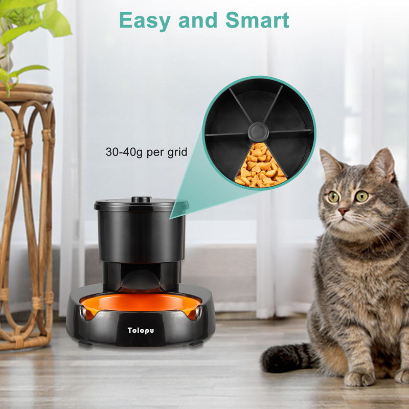 Máy cho chó mèo ăn tự động Máy cho ăn thời gian Wifi