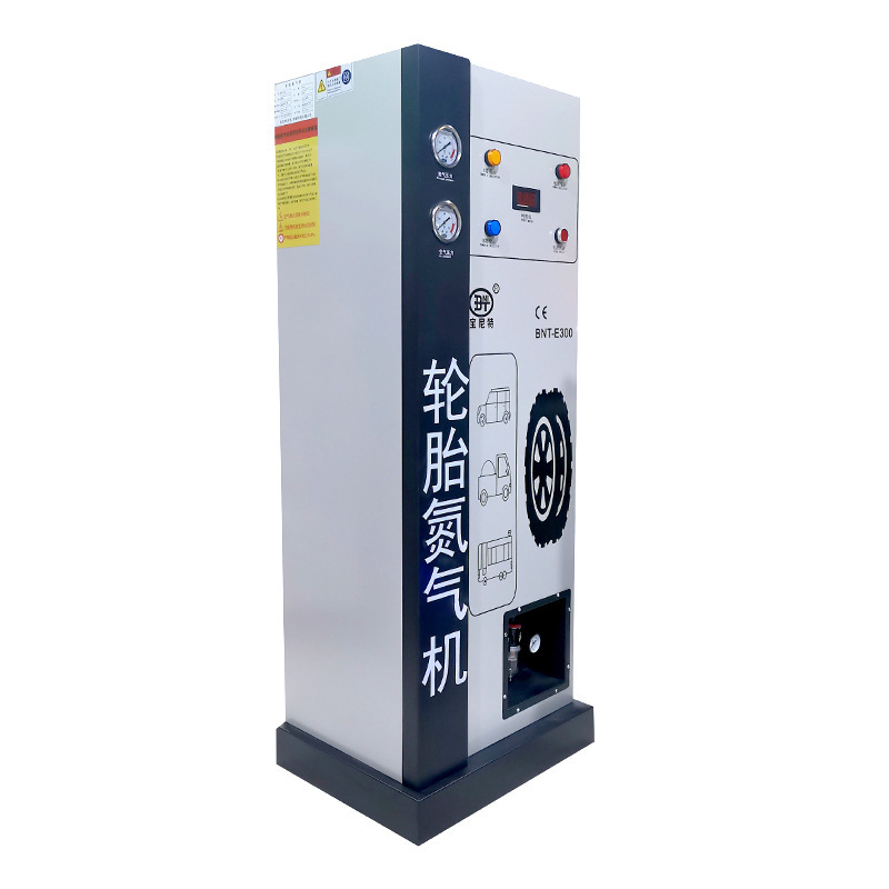 Nitrogen gas self-inflated vehicle tyre high-purity tyre gas-pumping mechanism nitrogen-added machine for car tyres