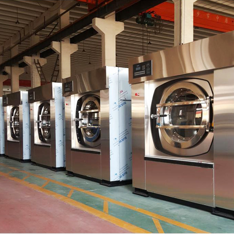 The manufacturer customizes a full automatic washing off of a large, commercial machine for the dual-use industry.