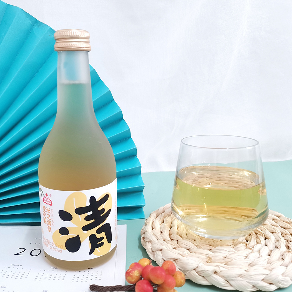 生龍清酒果酒桃花釀青梅釀桂花釀原釀糯米甜酒低度數300ml*12瓶