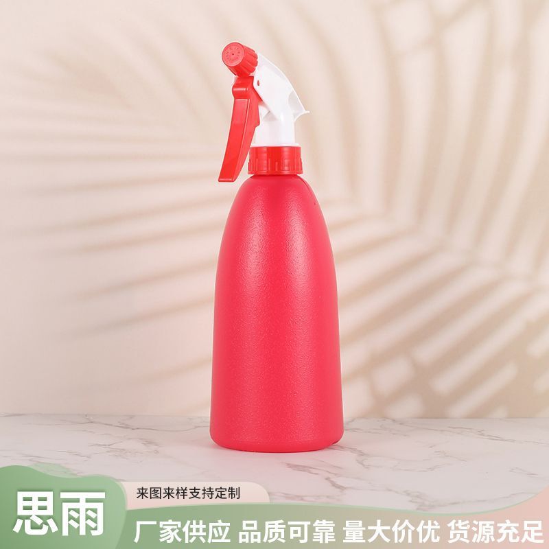 Ống phun nhựa mỏng màu đỏ, lau bình xịt khử trùng dựa trên nhà, nồi pha lê.