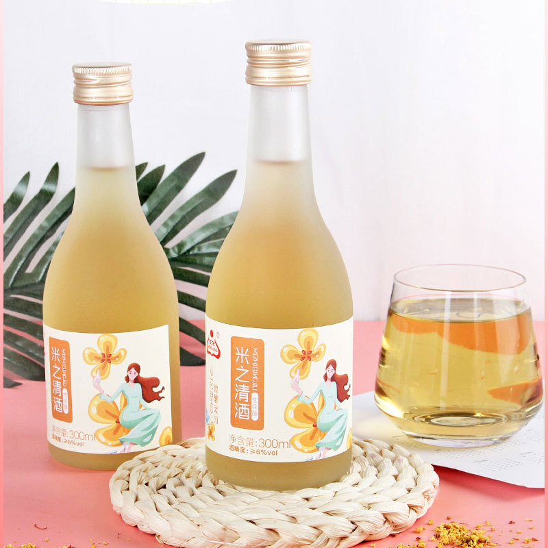 Four flavors of wholesale plum-breed beer support OEM branding 300 ml*12 bottles