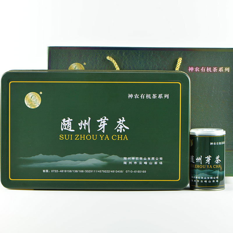 隨州芽茶  250克鐵盒裝 神農茶業