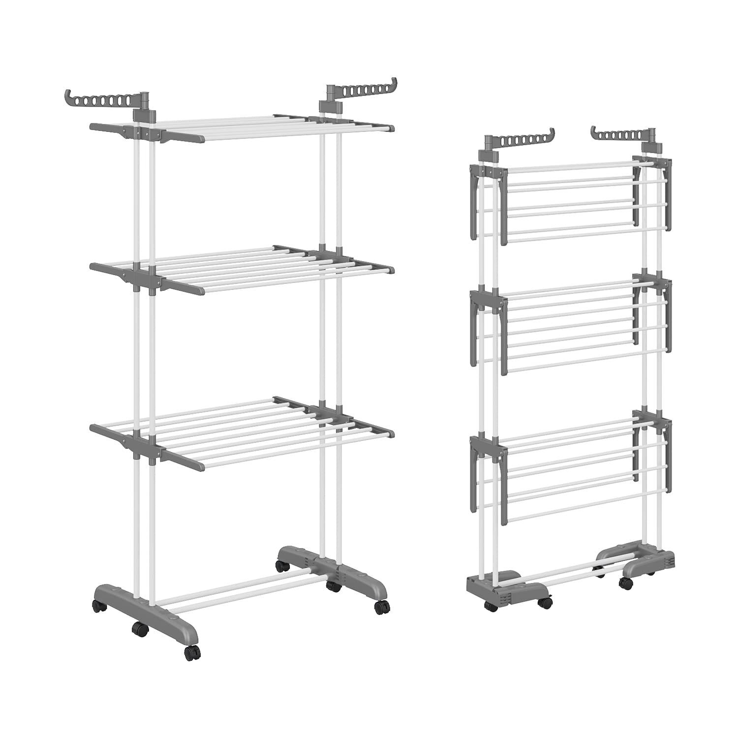 Những cái móc hình cánh với gấp bánh xe, giá treo cổ nhiều mục đích.