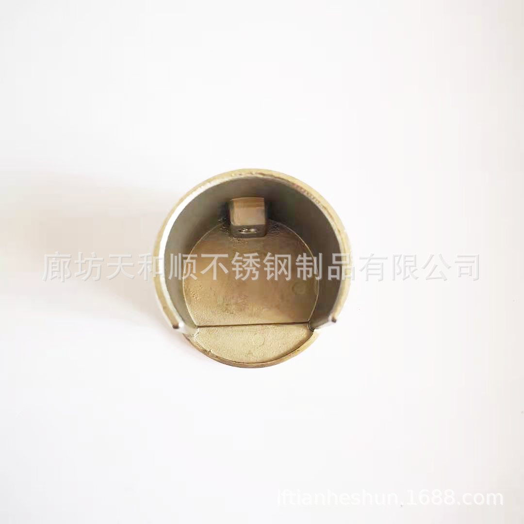 厂家销售批发不锈钢铸造304316开口管帽封头砂光