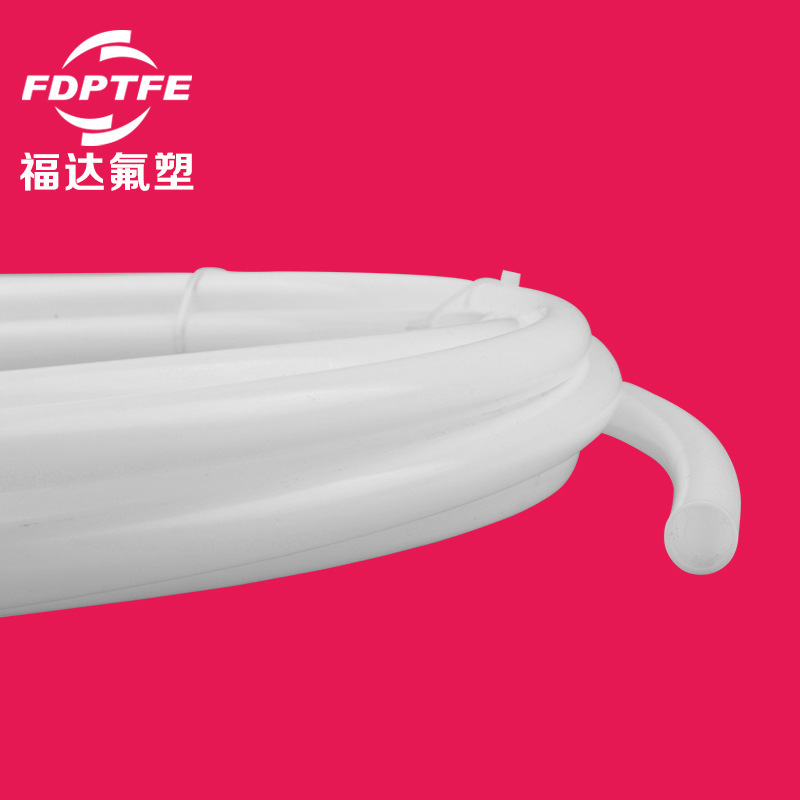 Supply of polytetrafluoroethylene to squeeze out tubes resistant to high temperature tetrafluorinated tubes, white trifluorinated tubes