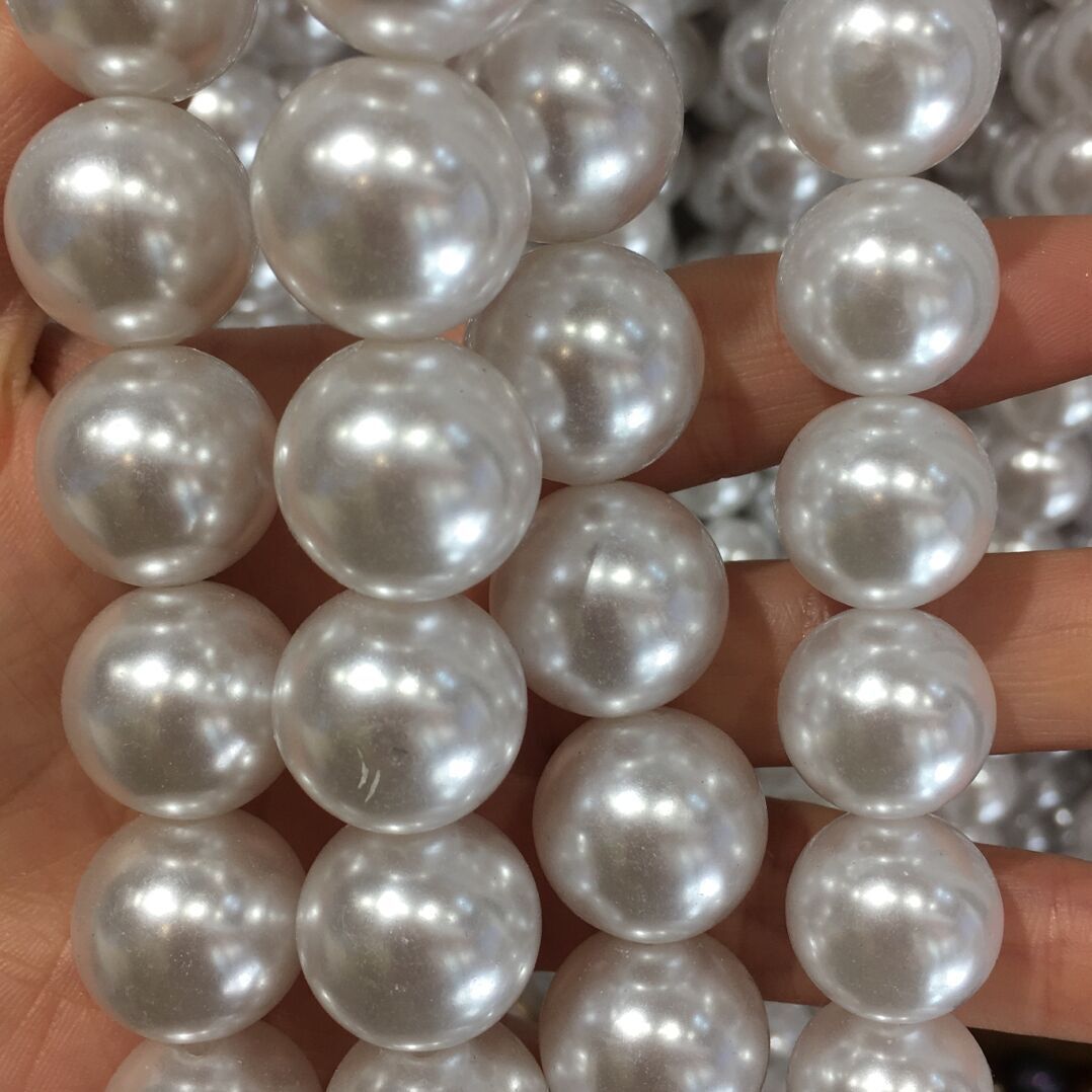 Puncture ABS imitates pearls, Diy straight-coar pearls, millicorns, beads, coatings, beads.