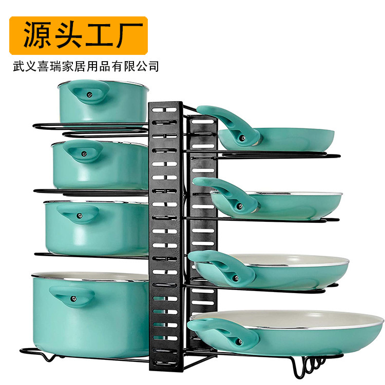 The Sheri Iron Bilater Pond Kitchen chứa nhiều vỏ xoắn gấp để điều chỉnh cái chảo dưới.