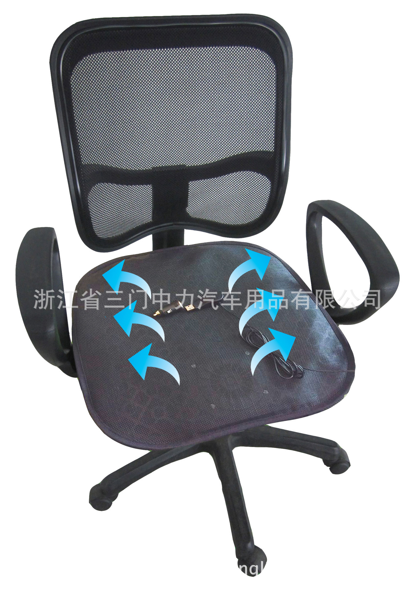 Direct sale of USB air-conditioning cold-air seat seat-to-ventilating car seat-to-seat cool seat-to-air fan seat mat