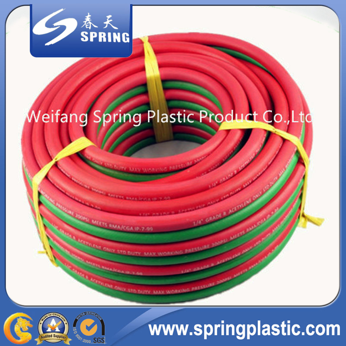 The plant produces 4,6-1.2-inch PVC fibre for snake-coated garden hoses.