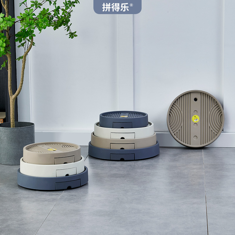 Xương chậu cao, có thể di chuyển cho sàn nhựa bằng nước, với lượng nước cao trong bánh xe, và một chứng khó thở không khí nặng.