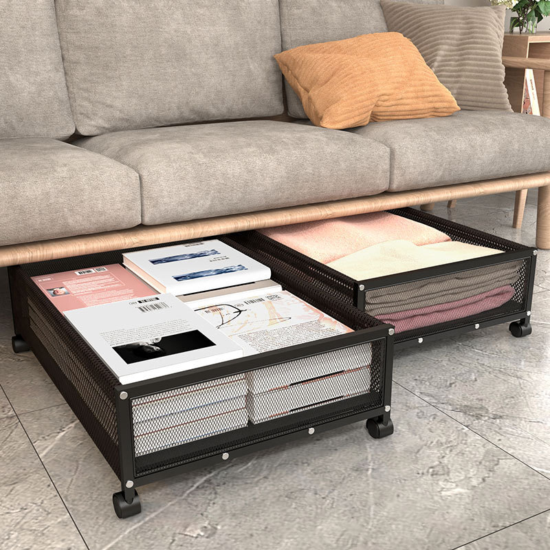 Dưới gầm giường Amazon, một thùng quần áo lót cho việc chống bụi và ban công trong phòng ngủ của sắt.