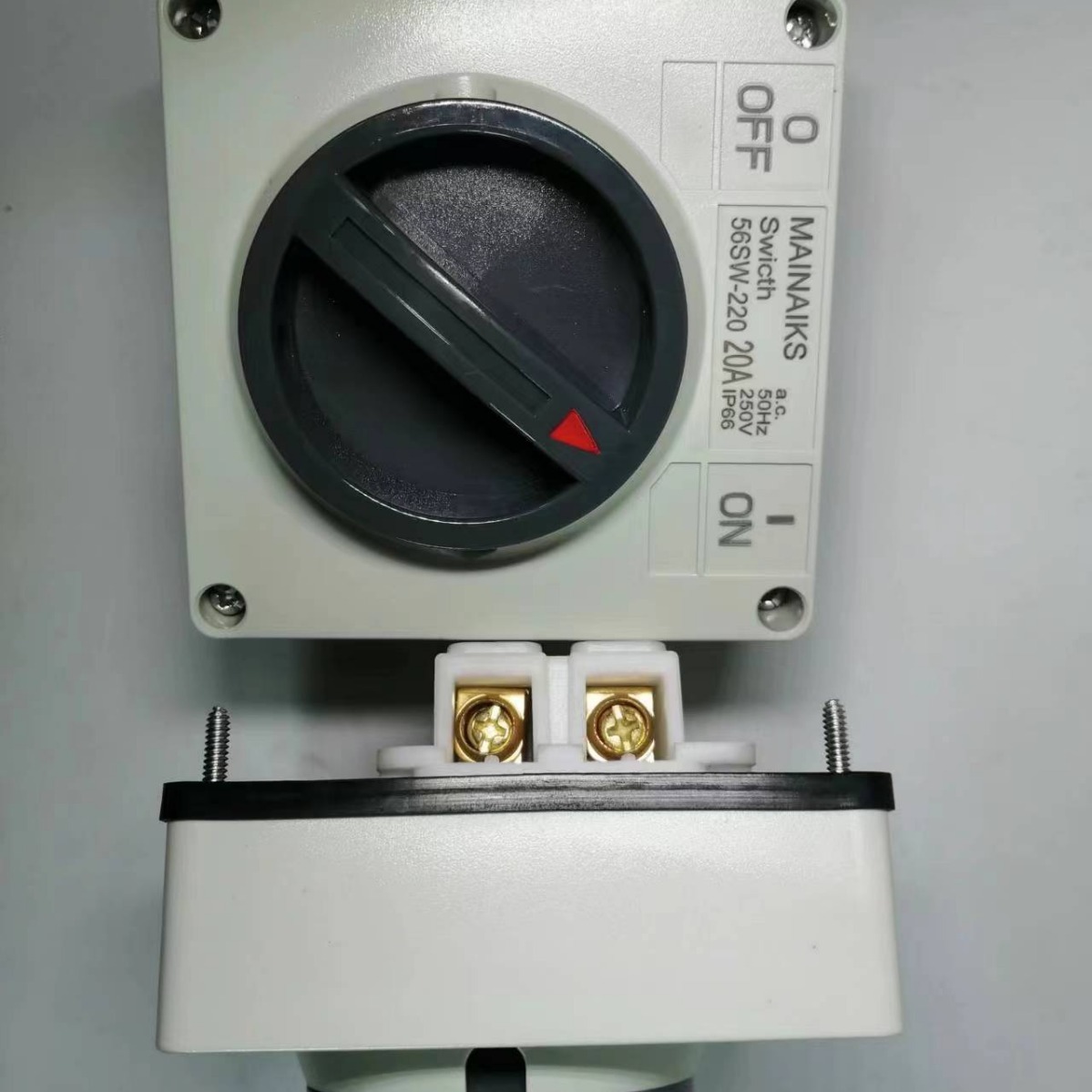 56SW-1P2P3P4P waterproof isolation switch 10-50A exterior inspection switch IP66