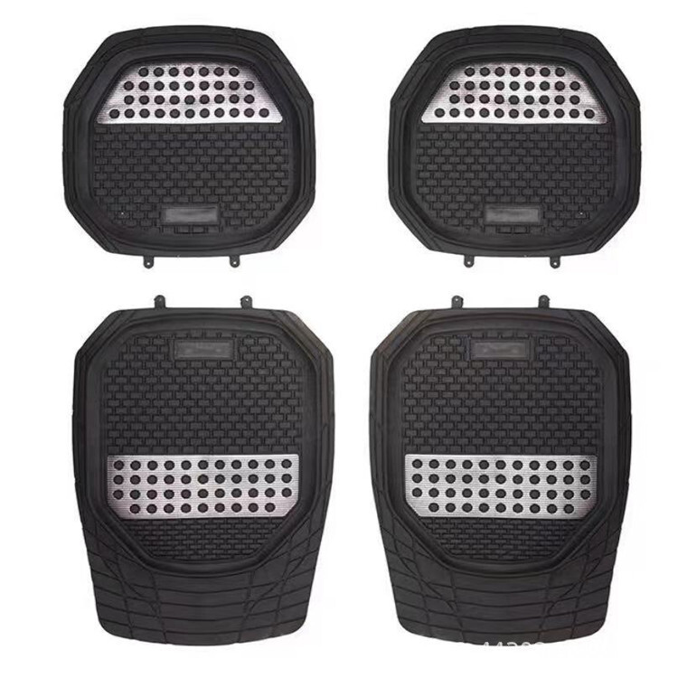 Direct sale of vehicle foot mats PVC for general-purpose vehicle-type anti-fouling, waterproof and smooth-cleaning emulsive foot pads