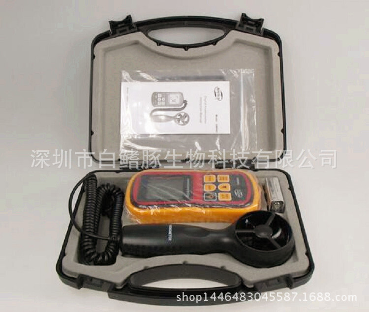 Gm8901 เครื่องปรับความเร็วลมดิจิทัล เครื่องปรับอุณหภูมิลมด้วยมือ เครื่องวัดความเร็วลม
