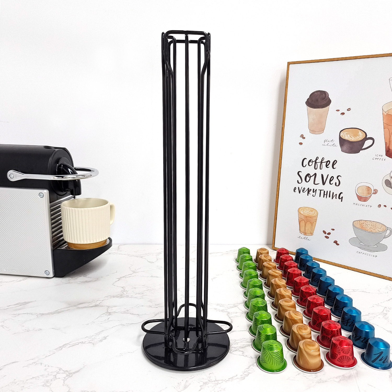 Sherry, đặt hàng chéo hộp cà phê Châu Âu, 40 màn trình diễn sắt Nespresso.