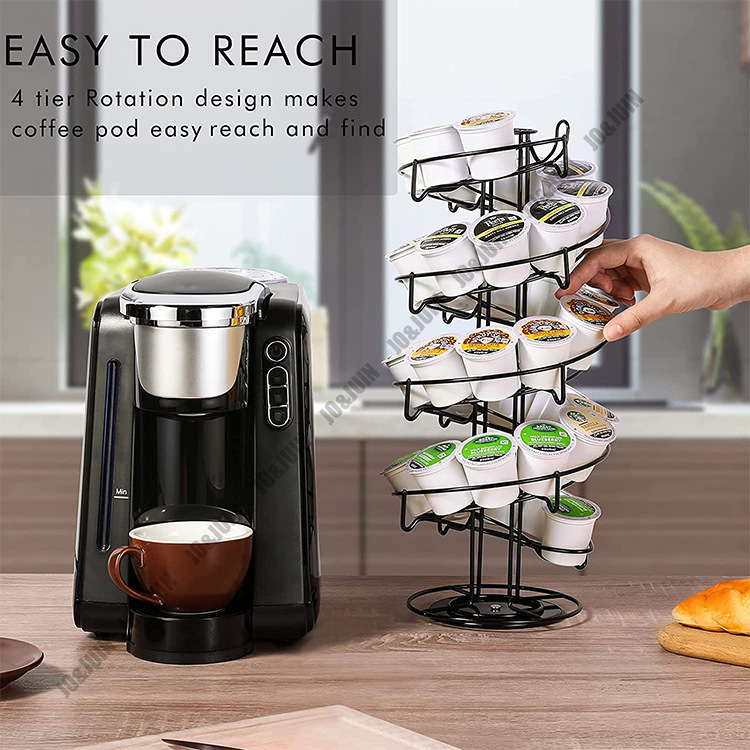 Sherry, xoay bình cà phê KCUP ở 360 độ.