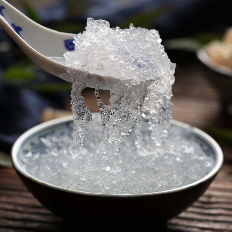 源頭產地直批植物燕窩拉絲雪燕可搭配桃膠皁角米雪燕糖水膠原組合