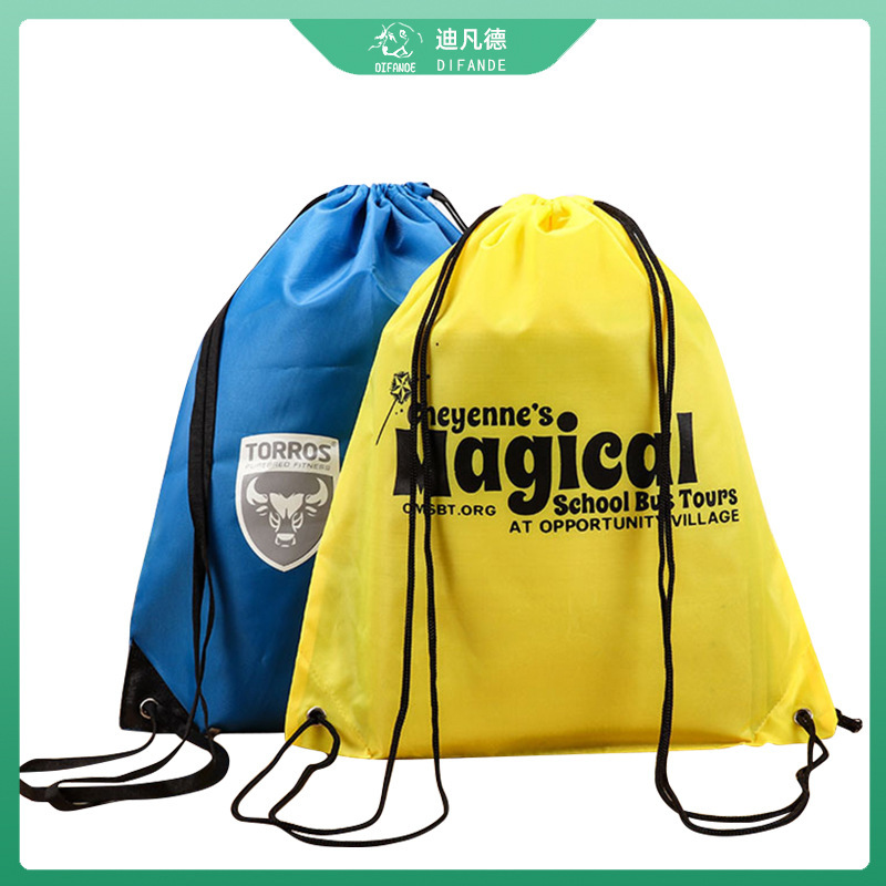 The backpack can be printed in a logo-coated, waterproof, double-skinny bag.