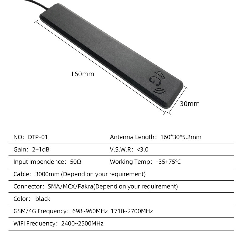 안테나 smafakra 정면에 장 안테나의 4g 및 라디오를 막기 위하여 차의 뒤.