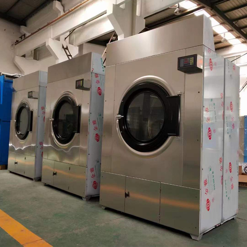 Semi-automatic single-barrel laundry room at the Commercial Hotel Hospital for Industrial Dryer Emulsive Products