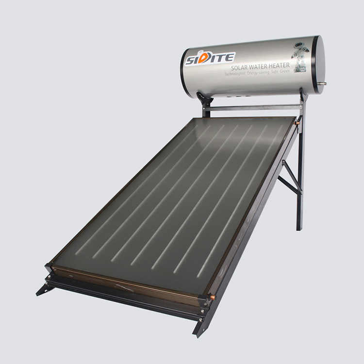 For export, 300 litres of flat-board solar water heater, electric water heater.