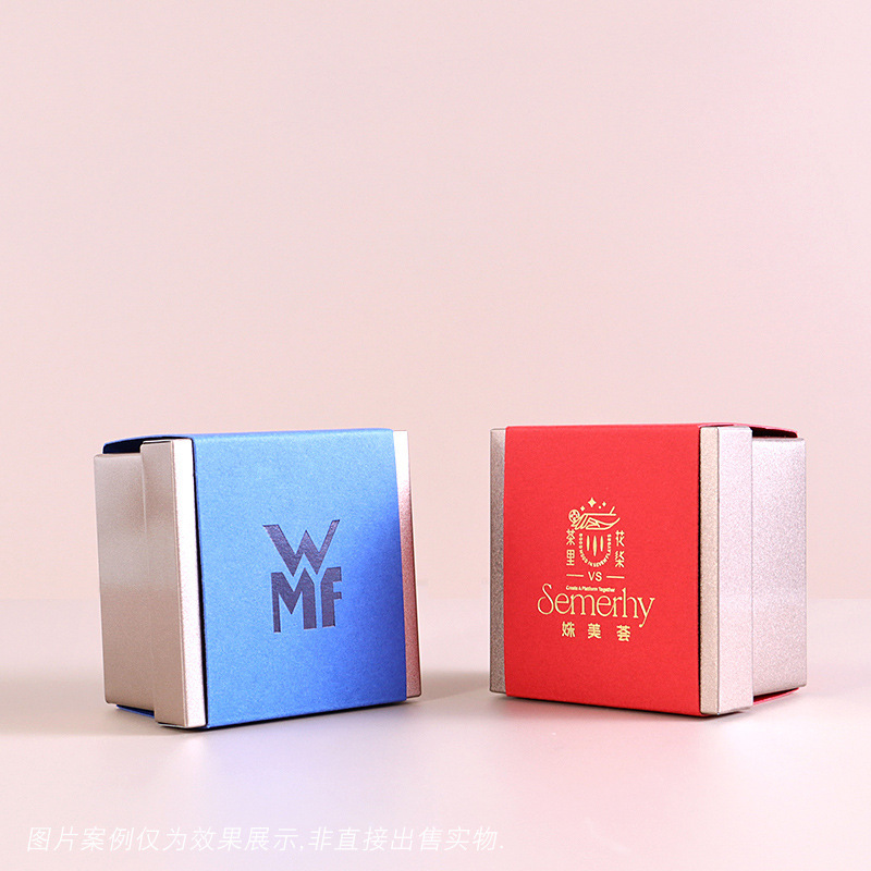Hộp sắt có vỏ ngựa, bồn đựng đồ bảo hộ, thùng sắt hình vuông, hộp bọc đỏ, nhà máy ly trà