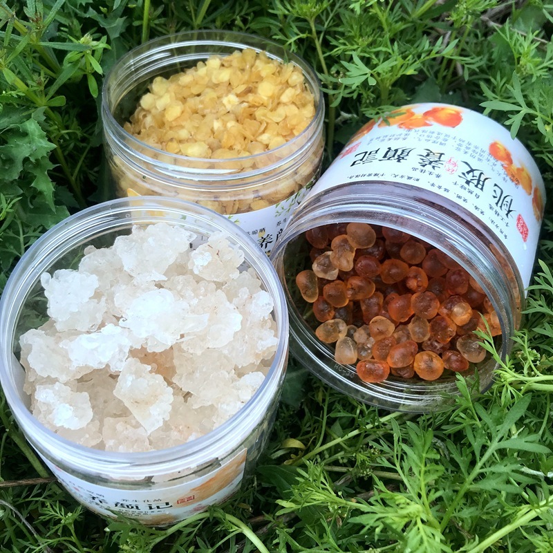 Peach gel mix with 100-500 grams of three cans of jars of gel and twig corn