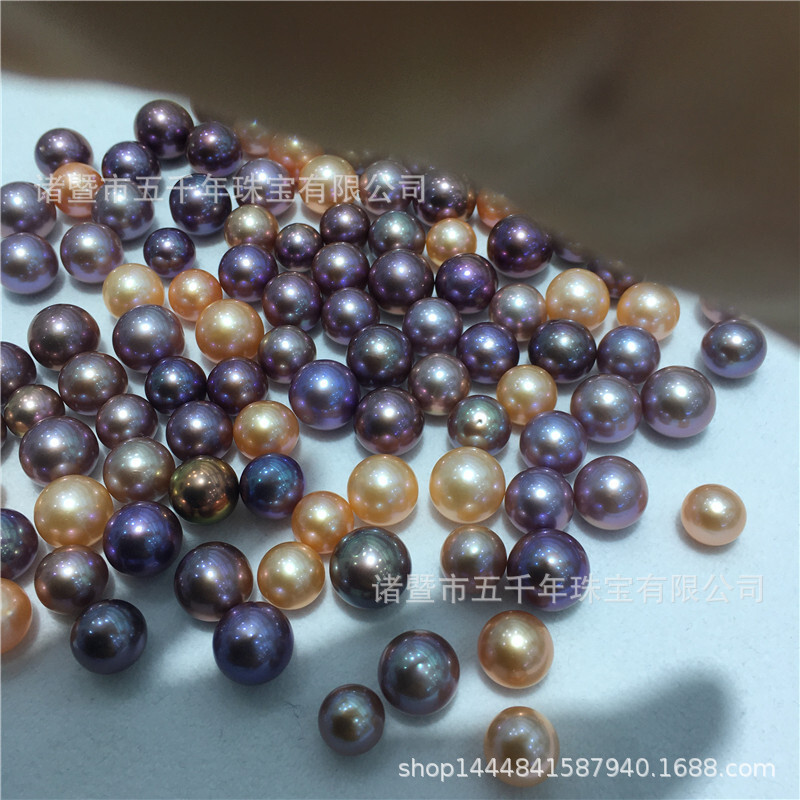 Fresh water pearls 10-14mm strong light 5A. Wholesale of raw raw materials from radiant granules