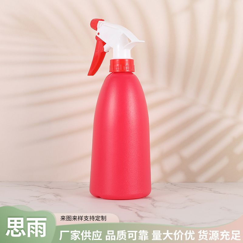 Ống phun nhựa mỏng màu đỏ, lau bình xịt khử trùng dựa trên nhà, nồi pha lê.