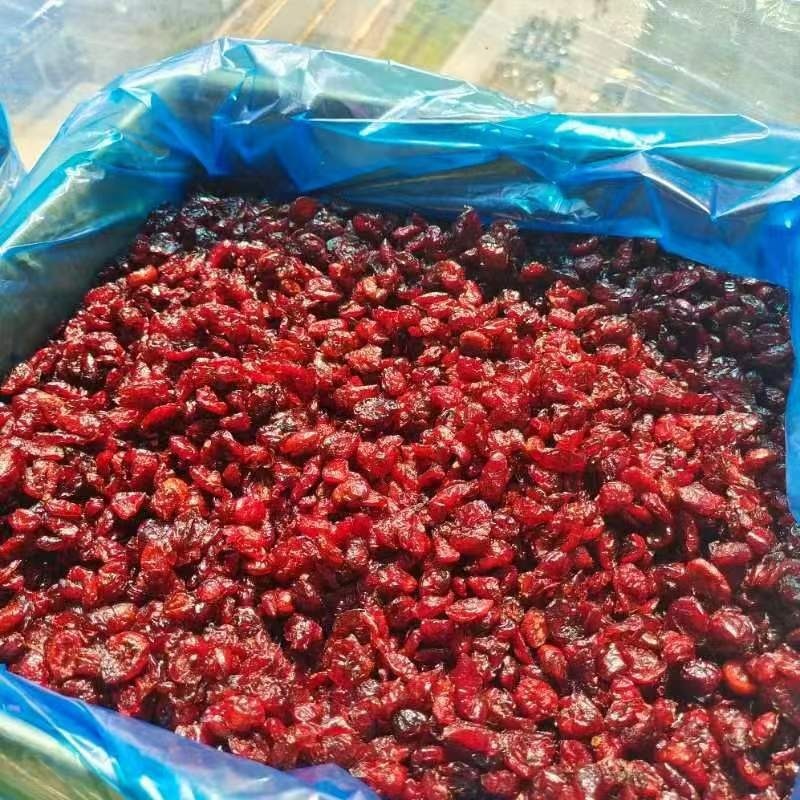 Rivera baked cranberry dry red slices of 10 KG dried honeys, ready for a quick batch of baked raw materials.