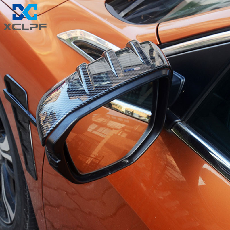 Car retrofit applies to the reverse mirror shell of the 16-20 generation mirror behind the carbon fiber.