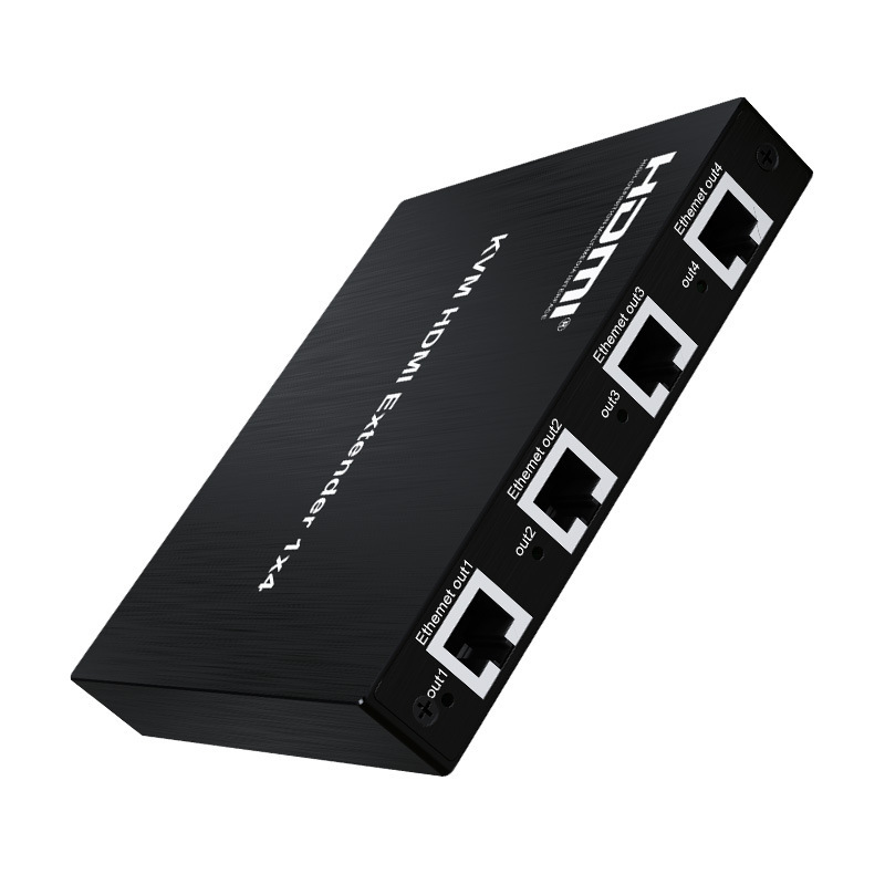 原厂批发KVM 网线分配器 1x4 KVM HDMI Extender 1x4