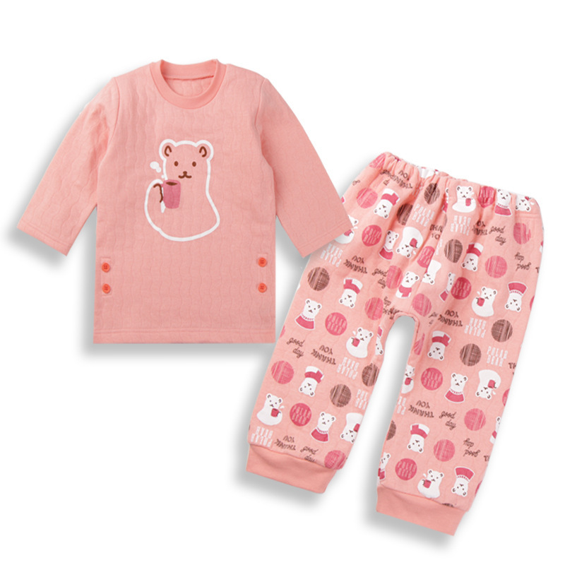 Autumn Baby Cotton Autumn Accompanies Pyjamas Men and Women Babies Air Batteries 1 - 3 Years old