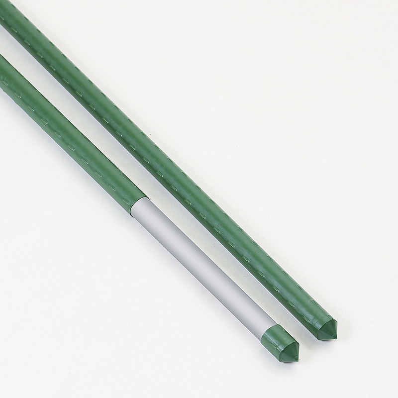 Tám mi-li thực vật có các ống thép, cây trồng được hỗ trợ để làm vườn.